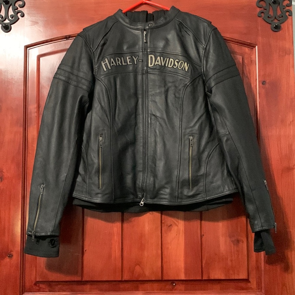 Harley Davidson Miss Enthusiast 3-in-1 Leather Jacket